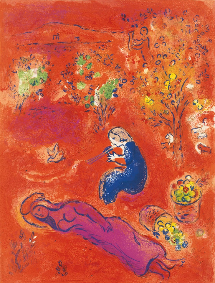 A Midi, l'Été by Marc Chagall