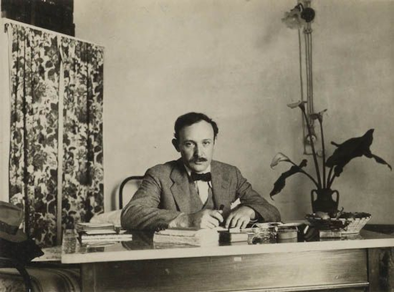Portrait of Manuel Komroff by André Kertész