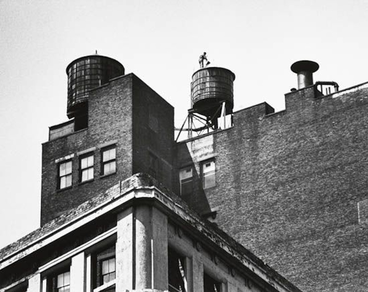 Untitled (New York rooftop) by André Kertész