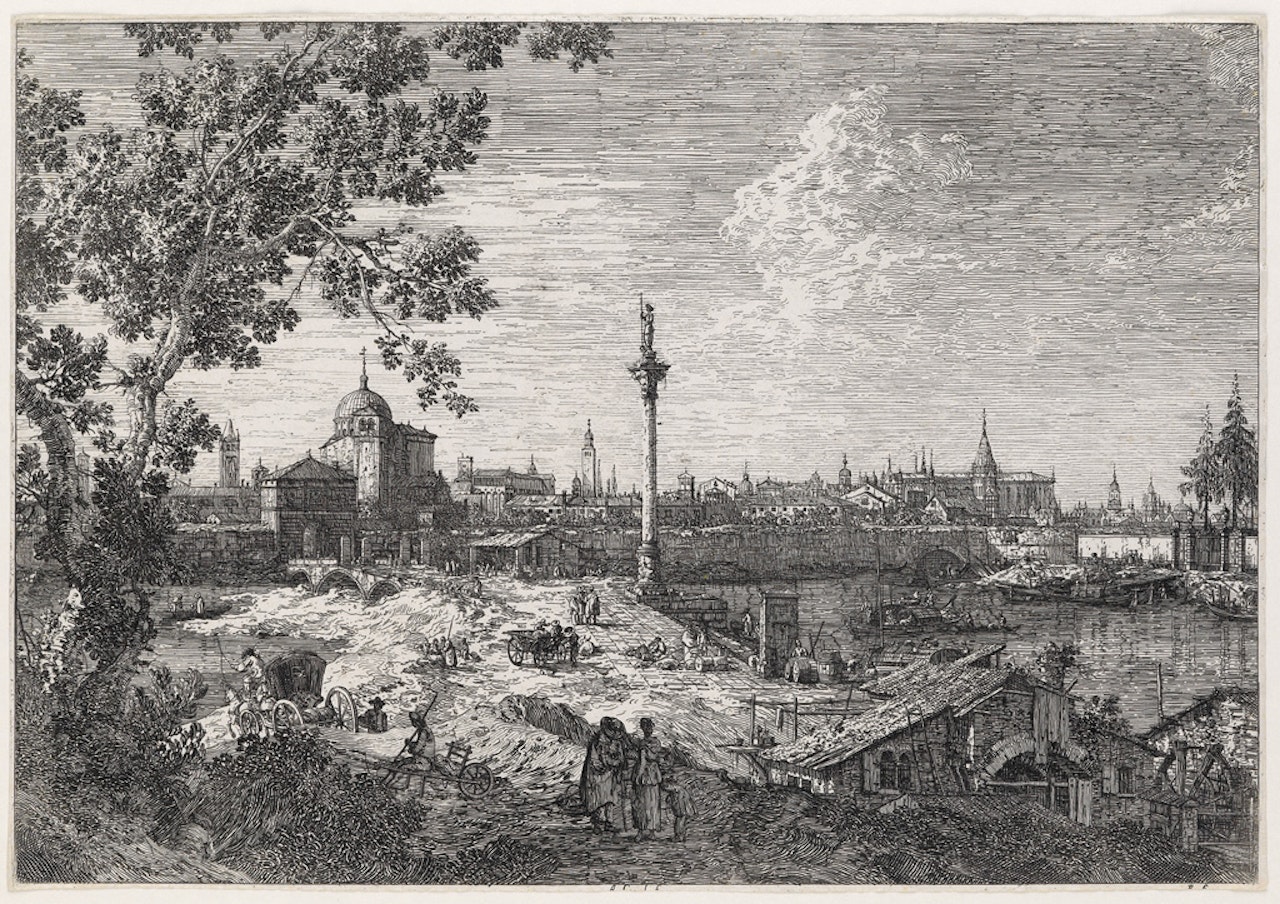 An Imaginary View of Padua by Canaletto