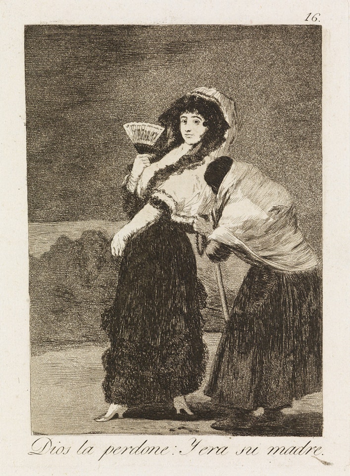 Dios la perdone: Yera su madre by Francisco José de Goya