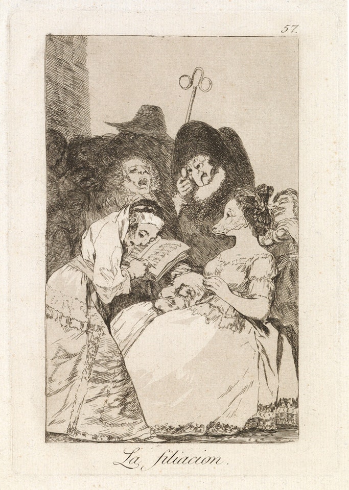 La Filiacion by Francisco José de Goya