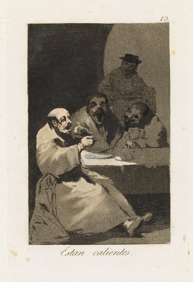 Están Calientes by Francisco José de Goya