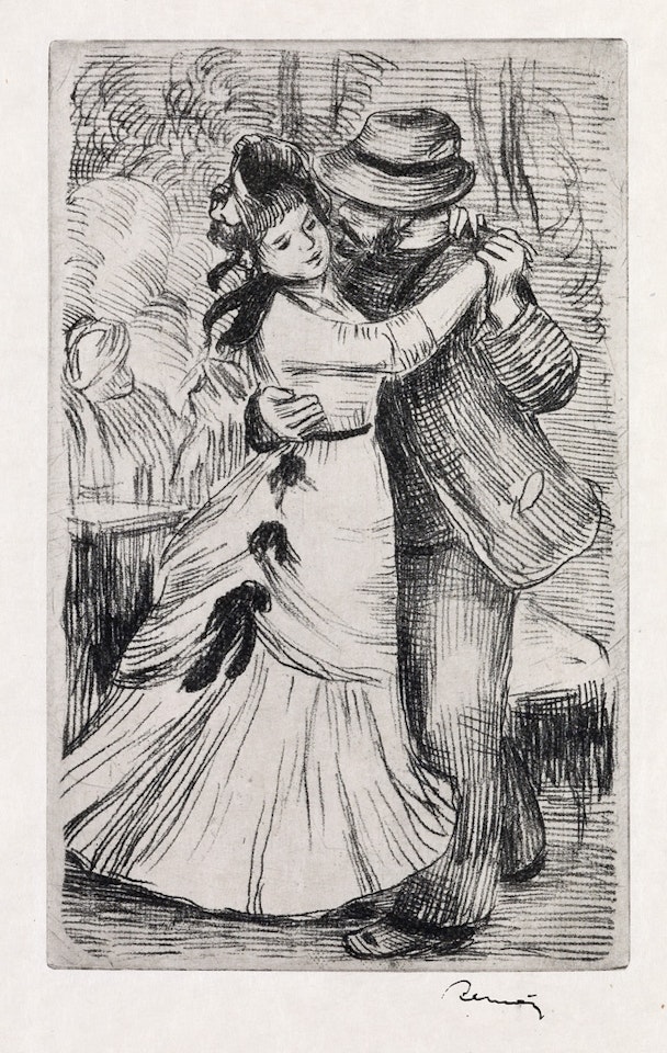 La Danse à la Campagne, 2e planche by Pierre-Auguste Renoir