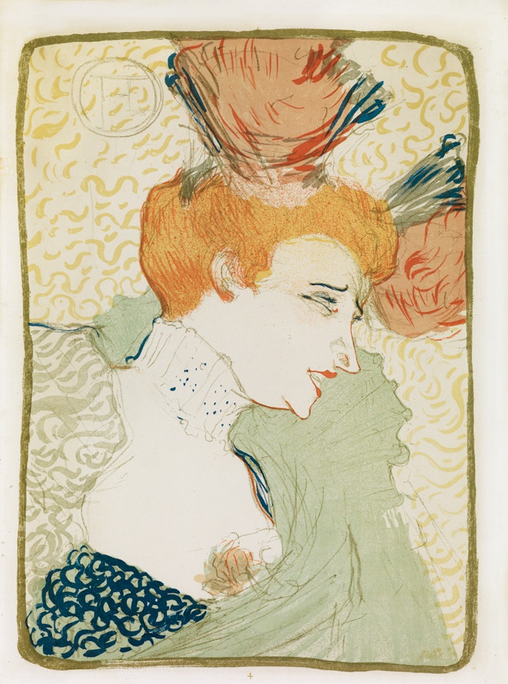 Mademoiselle Marcel Lender, en buste by Henri de Toulouse-Lautrec