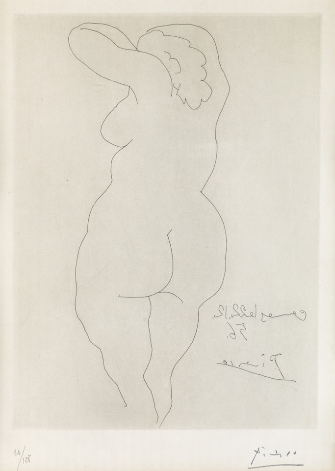 Femme vue de Dos by Pablo Picasso