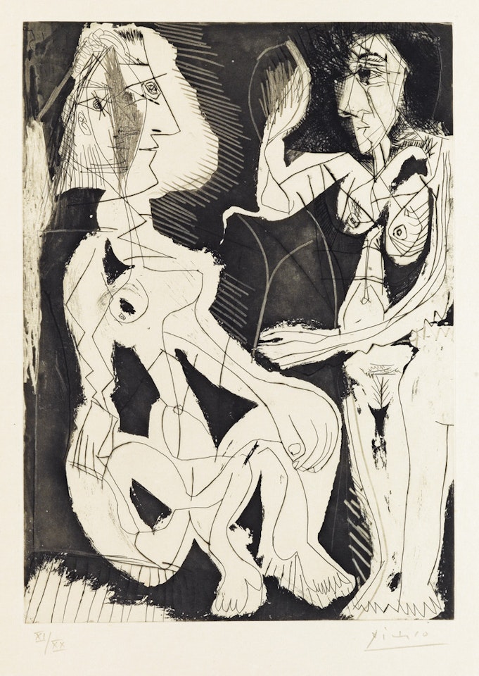 Femmes nues au Miroir by Pablo Picasso