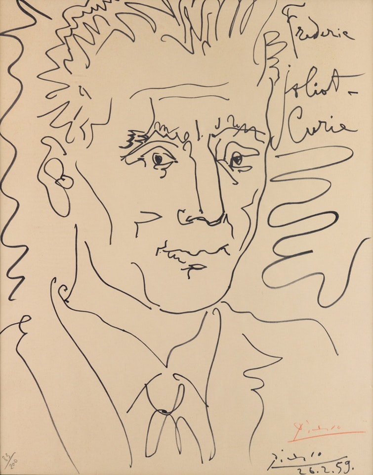 Frédéric Joliot-Curie by Pablo Picasso