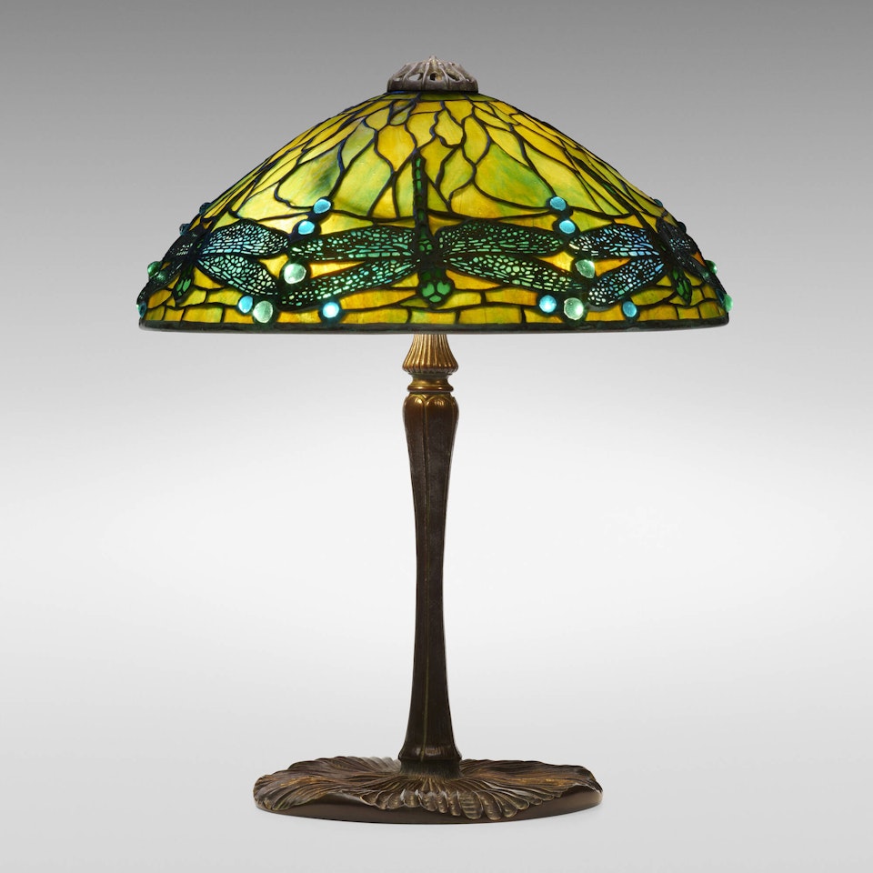 Dragonfly table lamp by Tiffany Studios