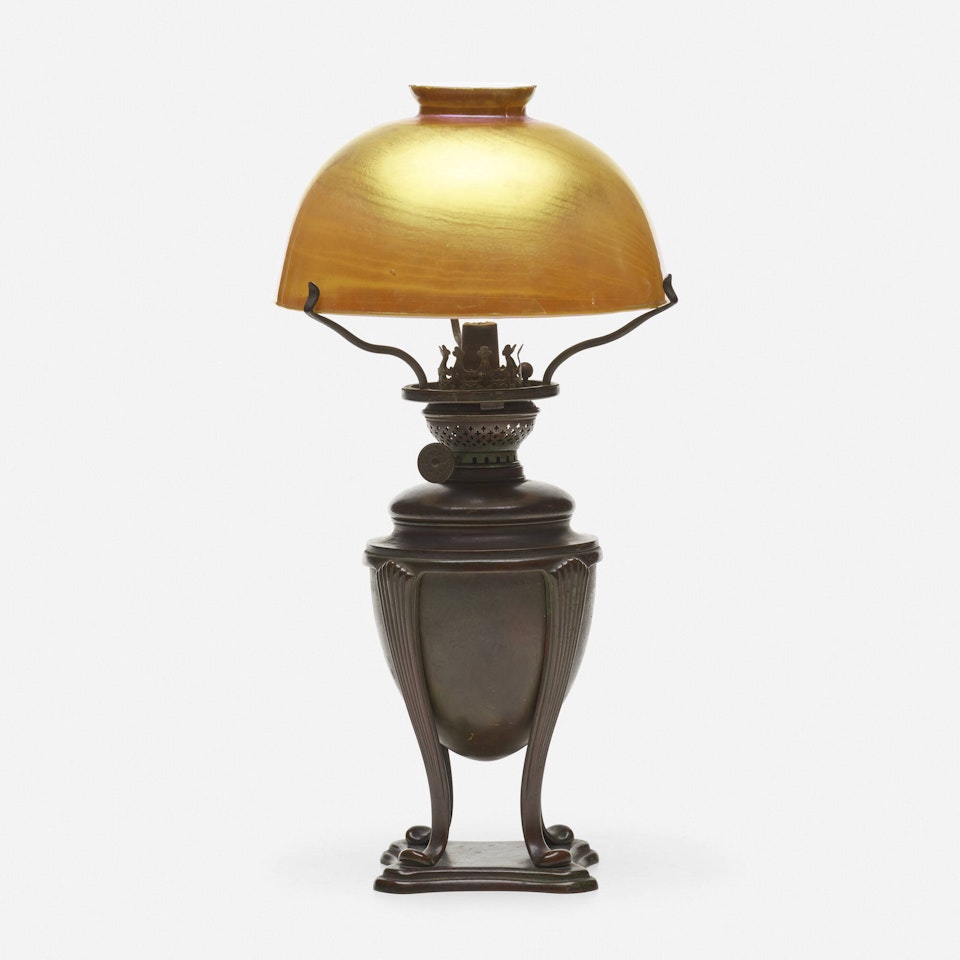 Urn lamp base by Tiffany Studios