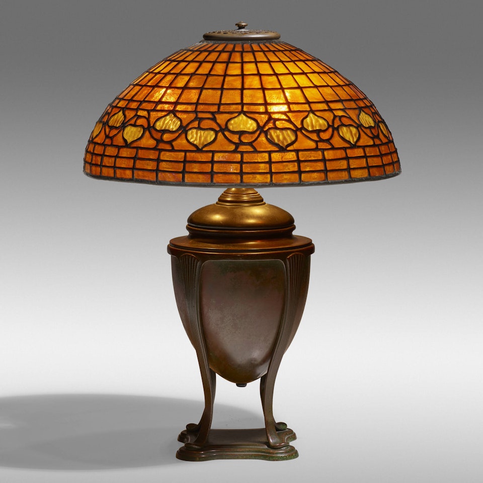 Vine Border table lamp by Tiffany Studios