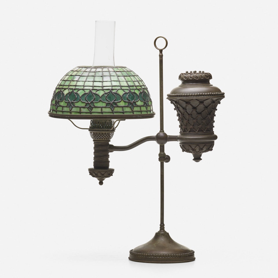 Pomegranate student lamp by Tiffany Studios