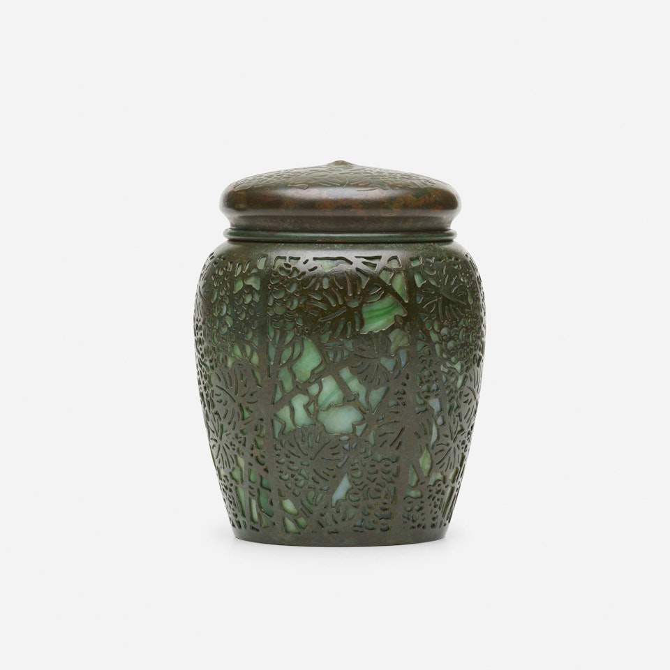 Grapevine humidor by Tiffany Studios