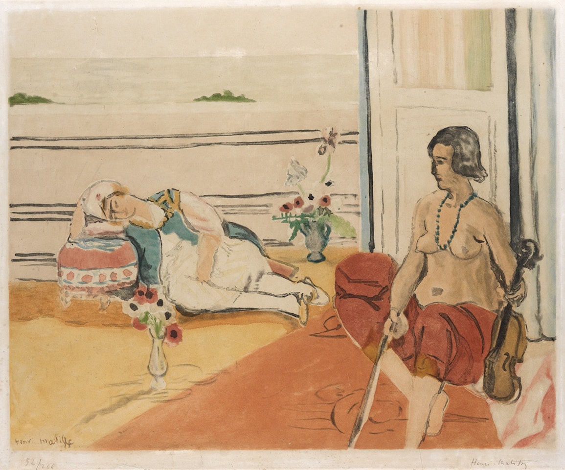 Odalisque sur la Terrasse by Henri Matisse