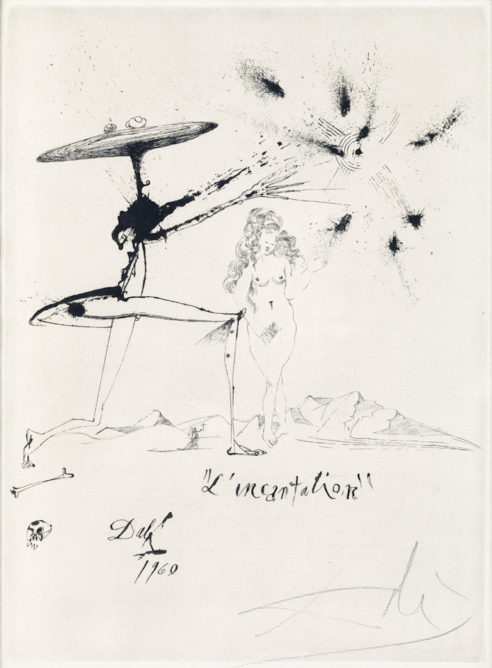 L'Incantation by Salvador Dali