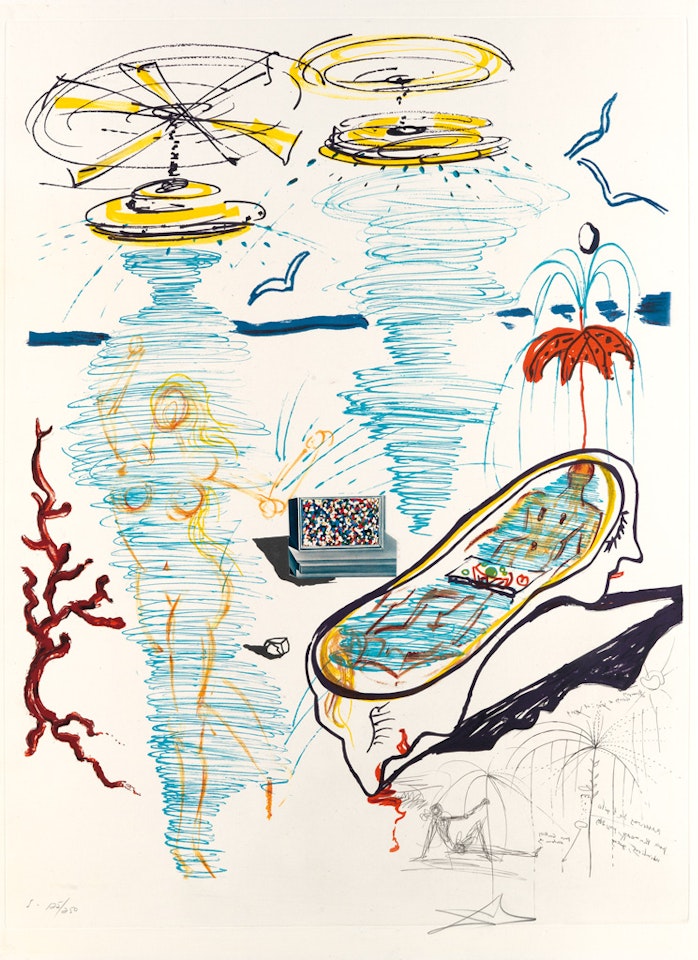 Imaginations and Objects of the Future by Salvador Dali