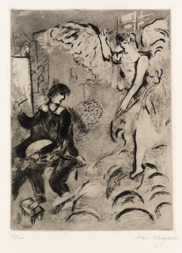 The Apparition, I by Marc Chagall