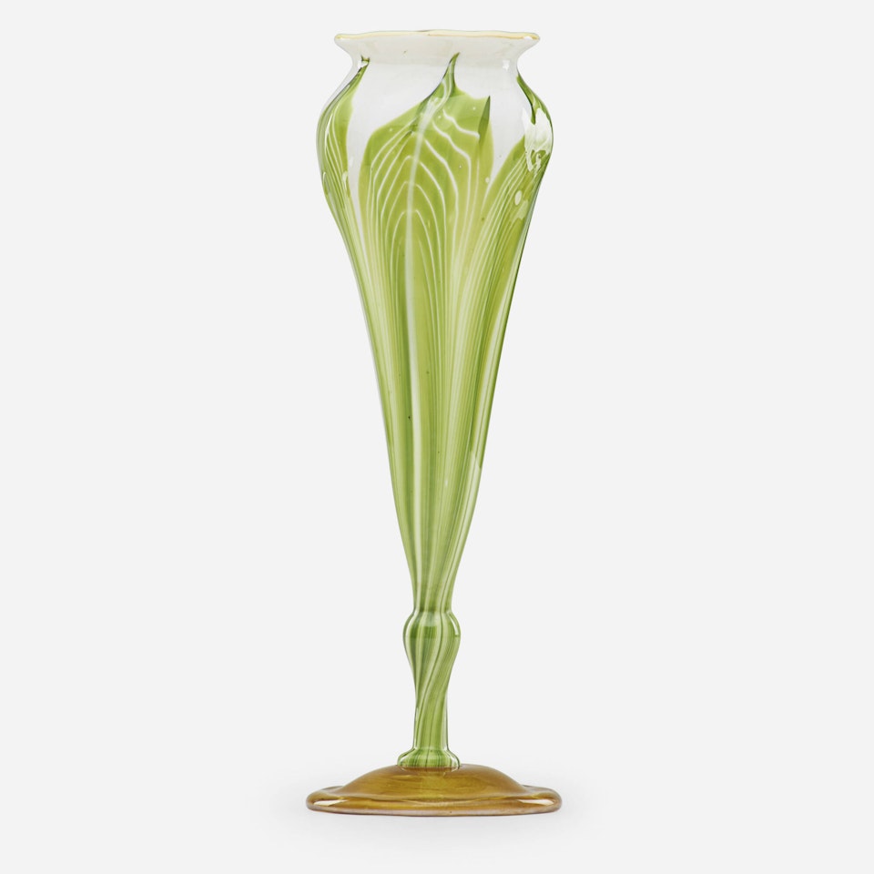 Favrile floriform vase by Tiffany Studios