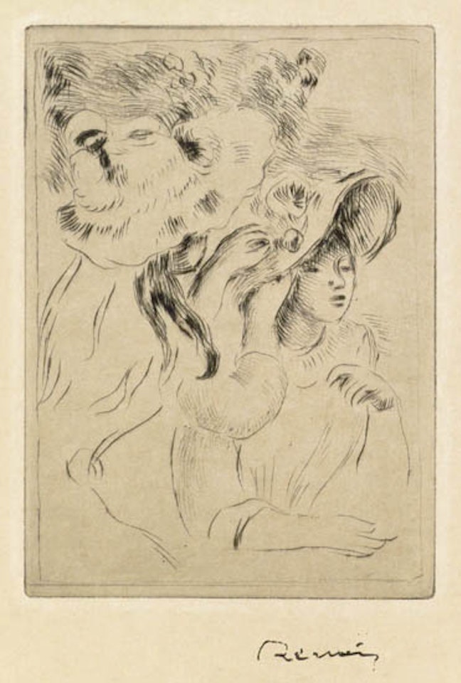 Le Chapeau Épinglé (2ème planche) [Delteil 7] by Pierre-Auguste Renoir
