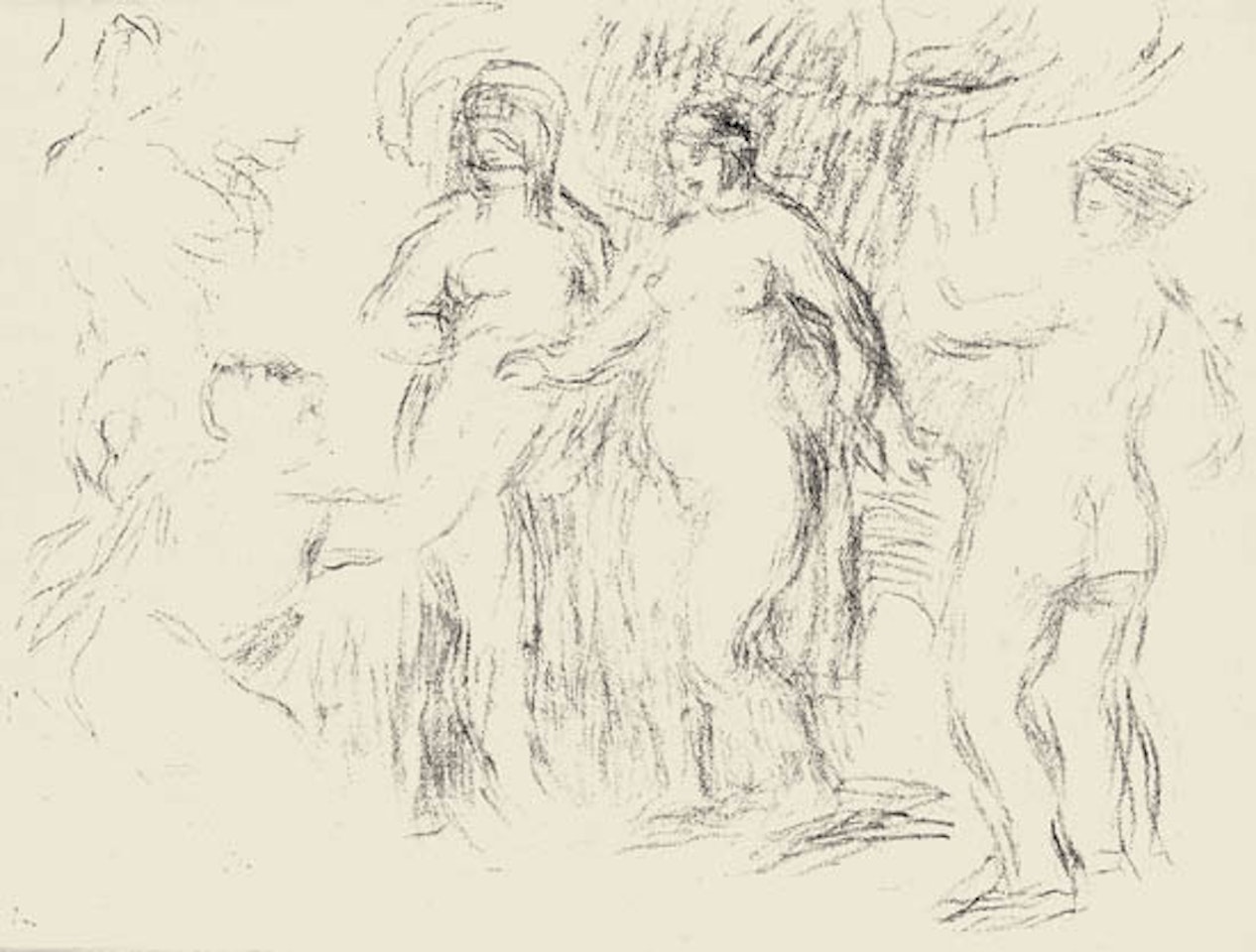 Les Baigneuses [Delteil 51] by Pierre-Auguste Renoir
