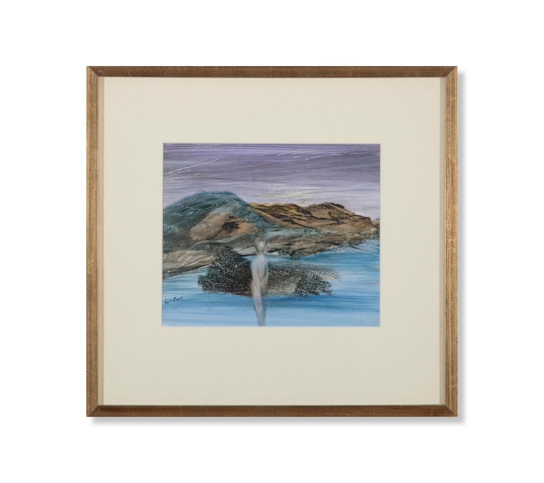 Gallipoli Figure in Landscape by Sidney Nolan