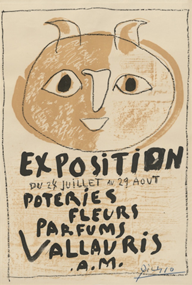 Exposition Poteries Fleurs Parfums (Troisième Affiche Vallauris) by Pablo Picasso