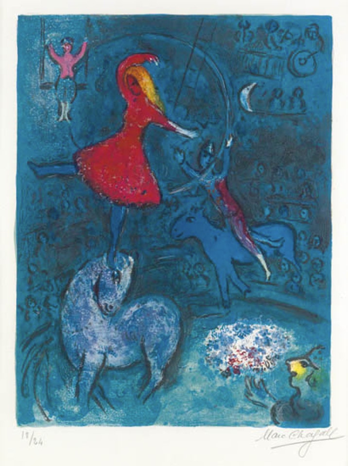 Le Cirque [Mourlot 505] by Marc Chagall