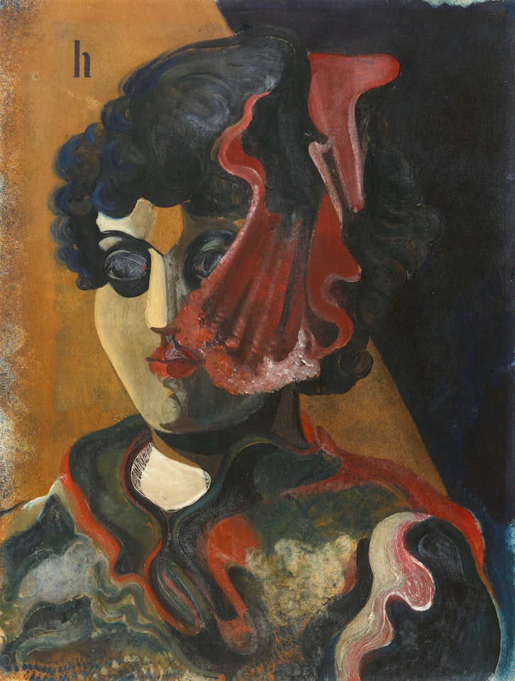 Spanische Dame by Heinrich Hoerle