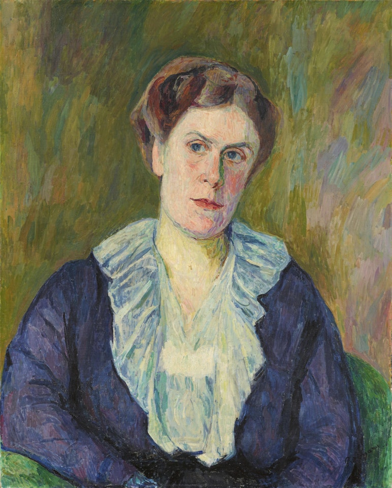 Portrait of Adele Vollmoeller by Hans Purrmann