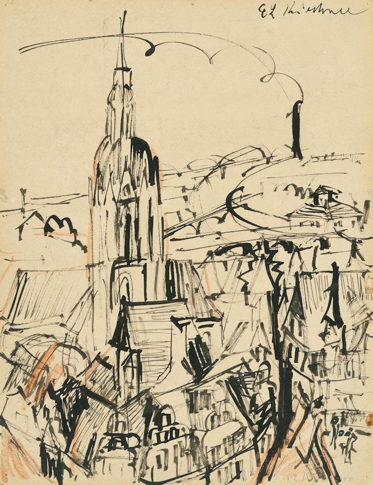 Frankfurter Dom by Ernst Ludwig Kirchner