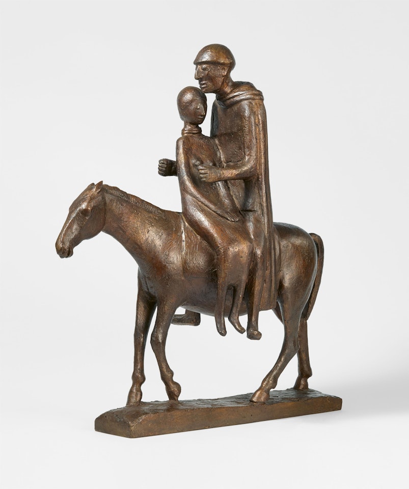 Paar zu Pferde by Gerhard Marcks
