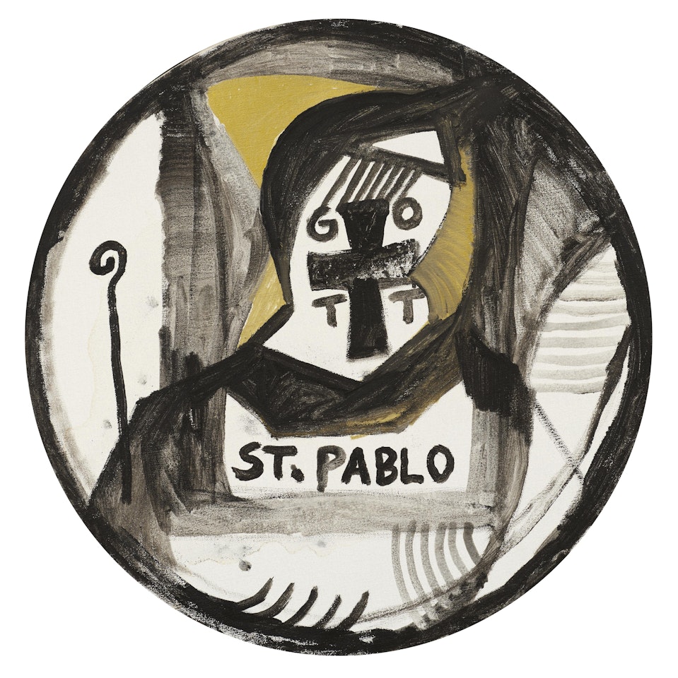 Saint Pablo by Jonathan Meese