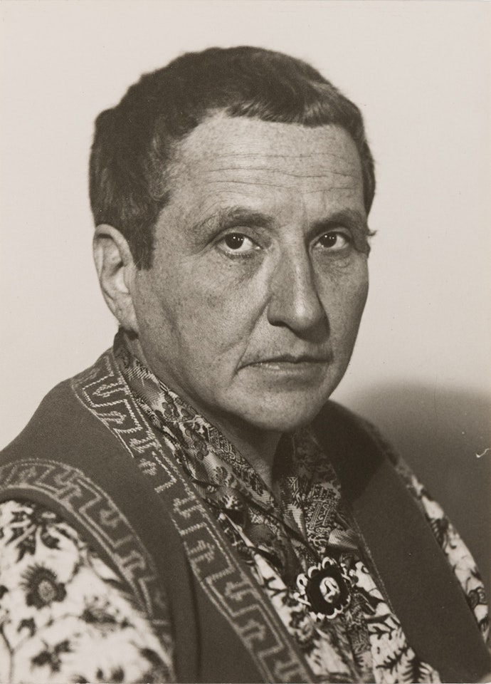 Portrait of Gertrude Stein (1874-1946) by Man Ray