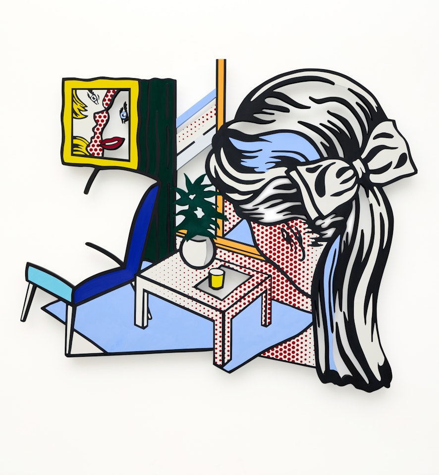 Woman Contemplating a Yellow Cup by Roy Lichtenstein