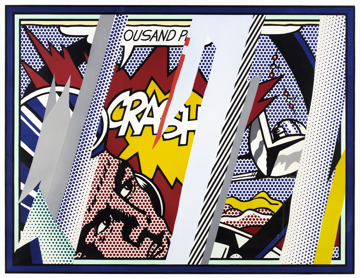 Reflections on Crash ( from Reflections Series) by Roy Lichtenstein