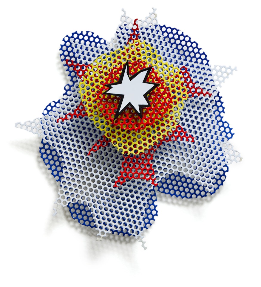 Small Wall Explosion by Roy Lichtenstein