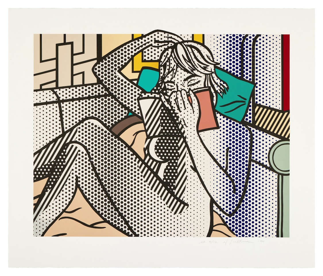 Nude Reading ( from Nudes Series) by Roy Lichtenstein