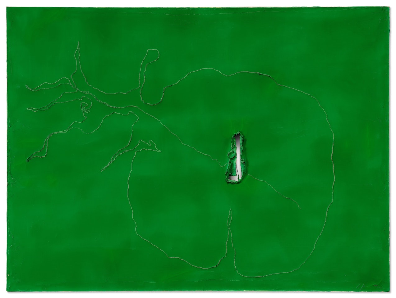 Concetto spaziale by Lucio Fontana