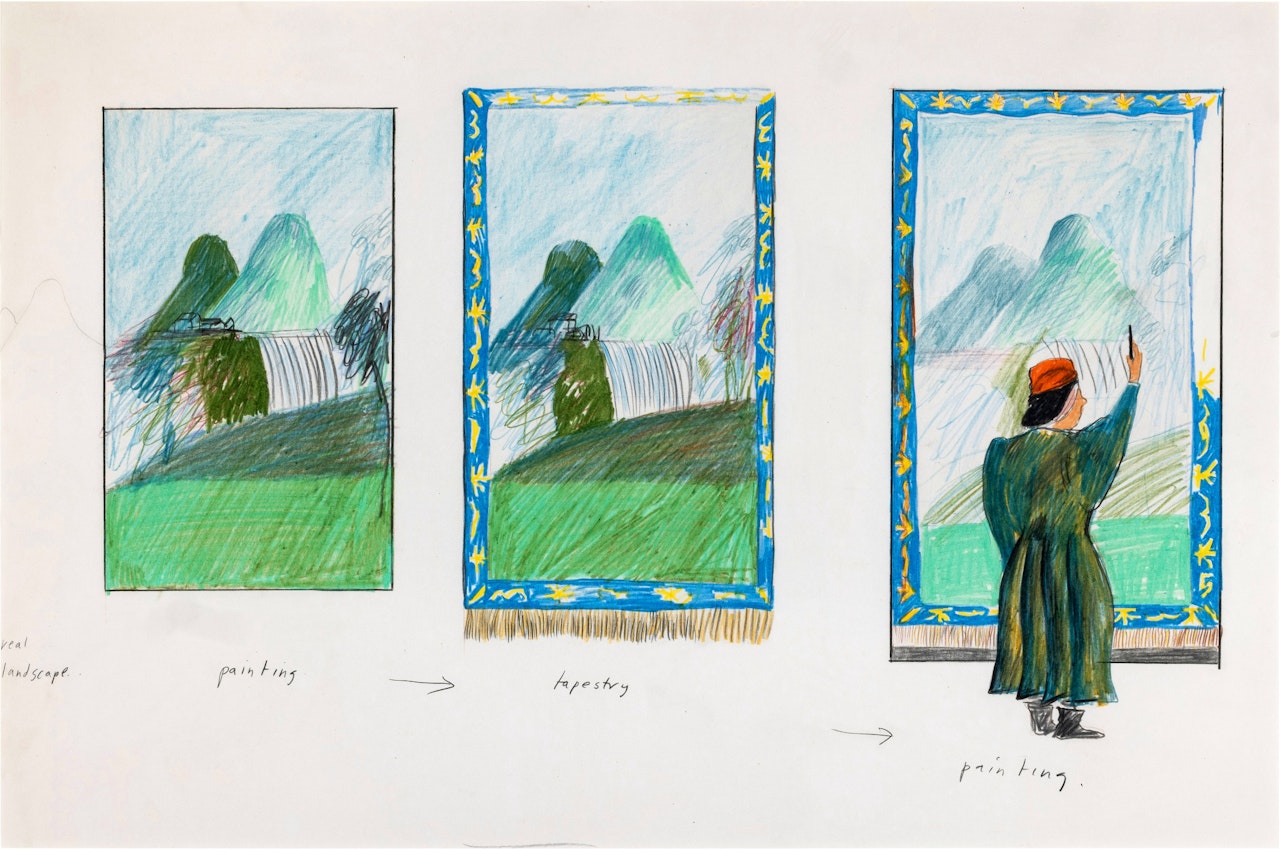 Real Landscape by David Hockney