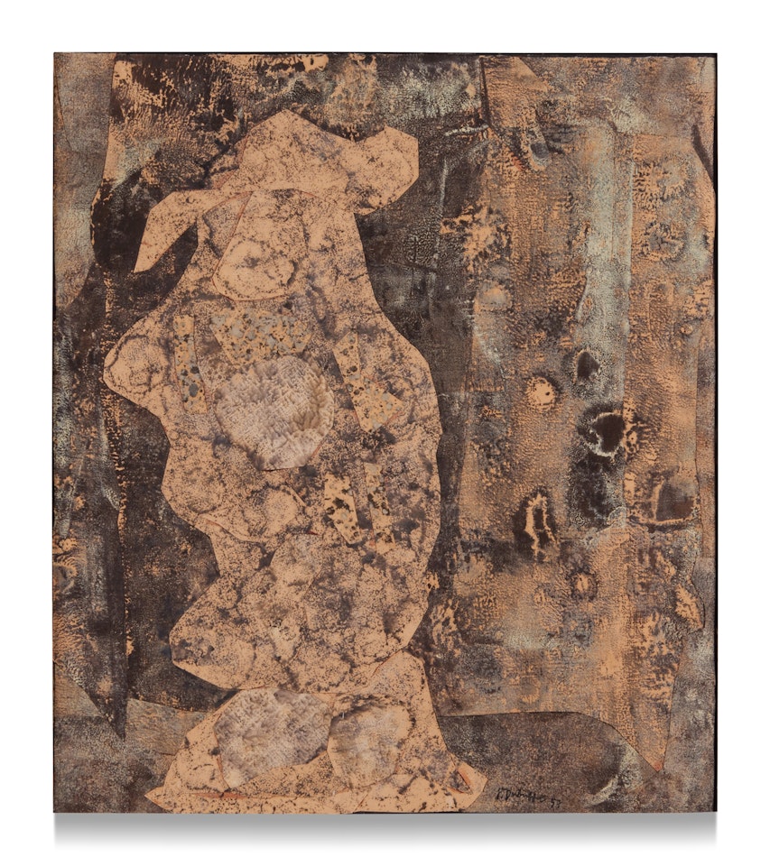 Tête d"homme, étrange fruit by Jean Dubuffet