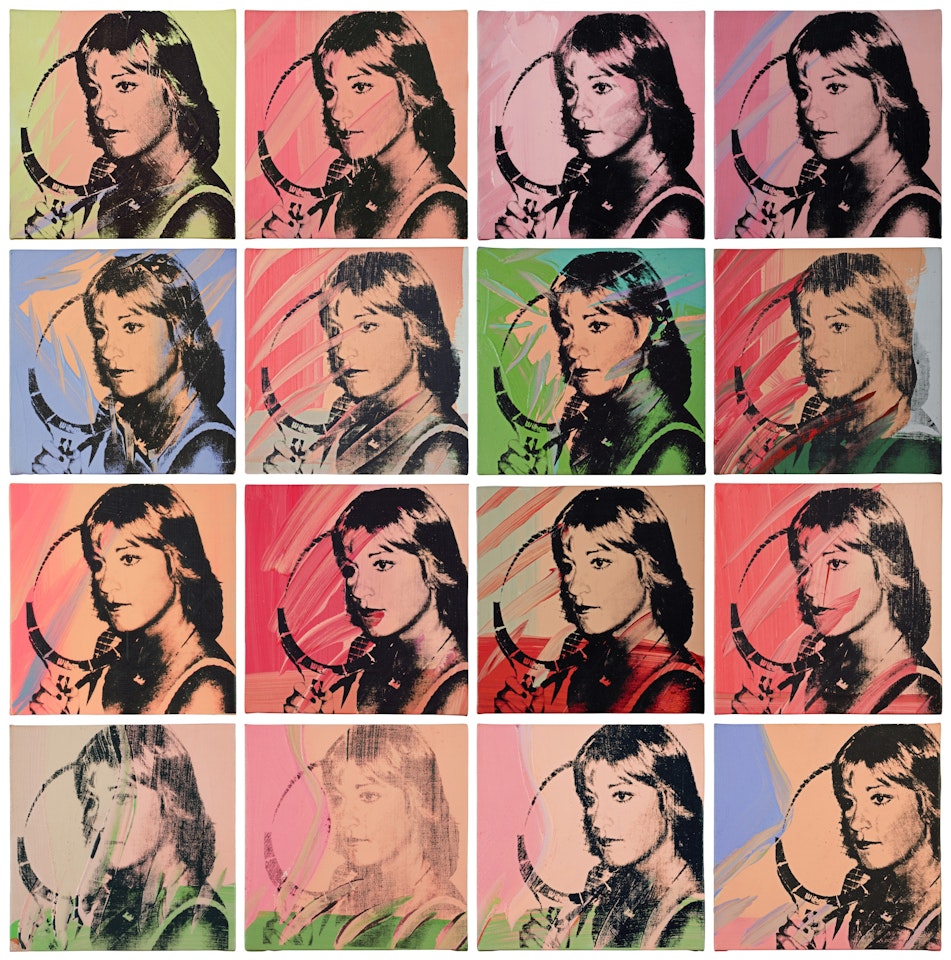 Chris Evert [Sixteen Works] by Andy Warhol