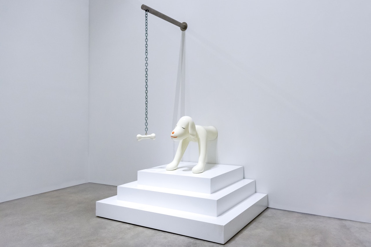 I Think, Therefore I Am...A Dog by Yoshitomo Nara