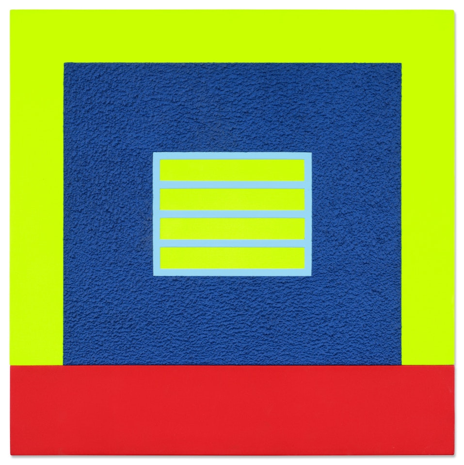 Blue Prison by Peter Halley