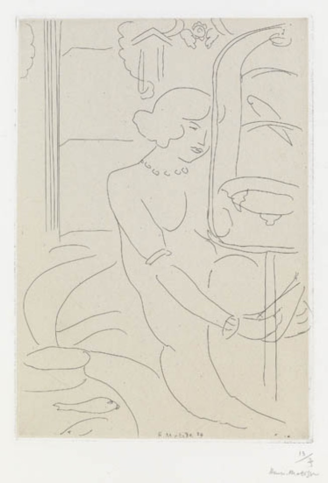 Cage de perruches et les poissons rouges [Duthuit 213] by Henri Matisse