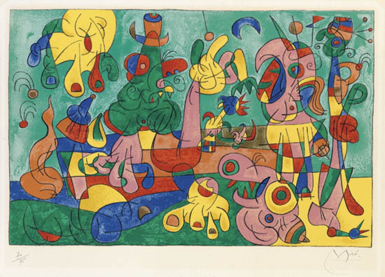 Ubu Roi [Mourlot 465] by Joan Miró
