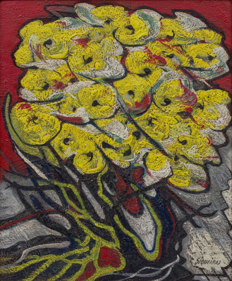 Untitled (Flores) by David Alfaro Siqueiros