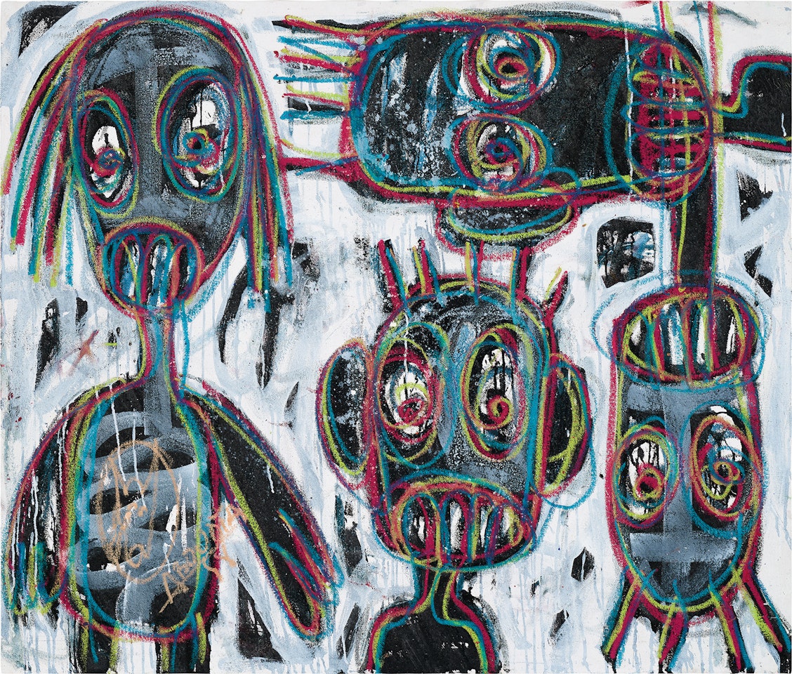 Spectacle Watchers by Aboudia Abdoulaye Diarrassouba