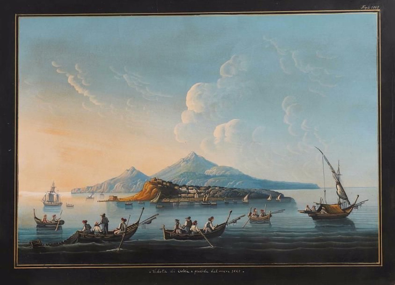 View of Ischia by Neapolitan School