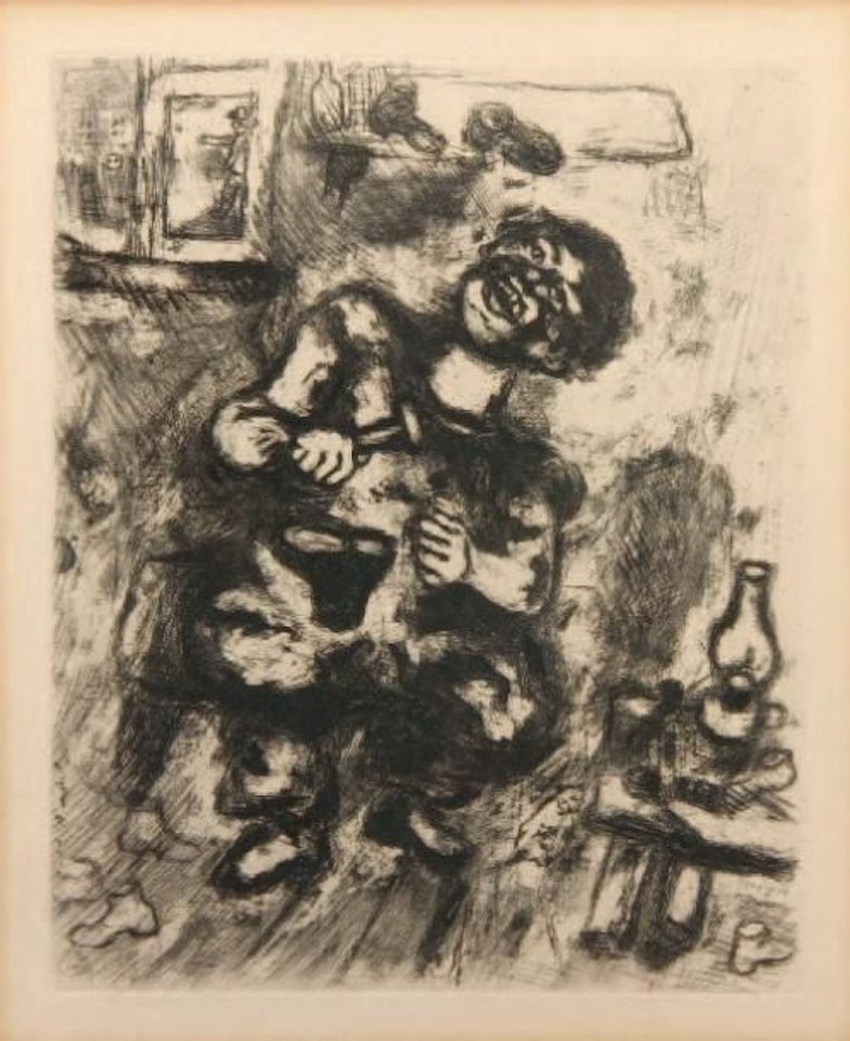 The Fables of La Fontaine, the shoemaker by Marc Chagall