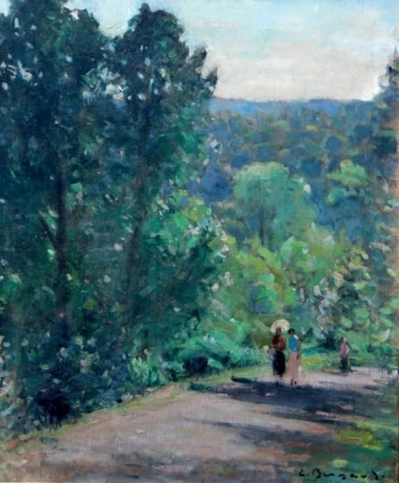 Country landscape by Emile Bernard